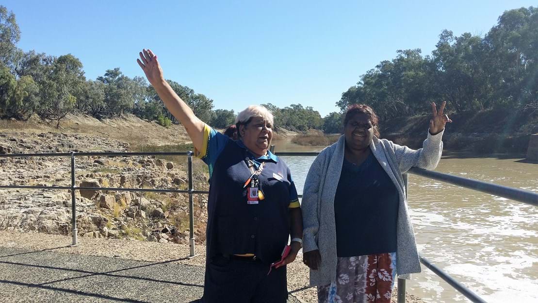 Debbie and ... at Darling River
